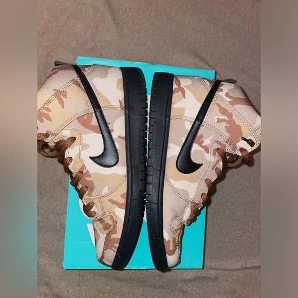 NIKE DUNK PRO SB HIGH PRO DESERT BROWN CAMO SZ 9 MENS - Picture 8 of 13
